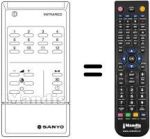 Replacement remote control RC 238
