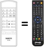 Replacement remote control RC 302