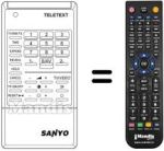 Replacement remote control RC 317