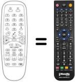 Replacement remote control Ctc CTR 450 VT