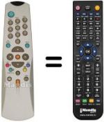 Replacement remote control SCHNEIDER 315 SAT