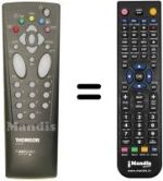 Replacement remote control Hifivox ORANGE