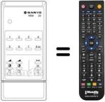 Replacement remote control REM 20