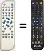 Replacement remote control Cmx DVB-805