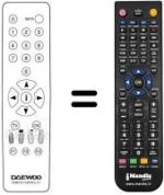 Gleichwertige Fernbedienung REMOTE CONTROL 211