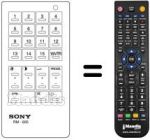 Gleichwertige Fernbedienung Sony KV-2204 ET