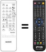 Gleichwertige Fernbedienung Sony RM-634 A