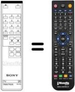 Gleichwertige Fernbedienung Sony RM-656