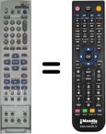 Replacement remote control RM-SDR011E