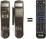Replacement remote control RM 986 E