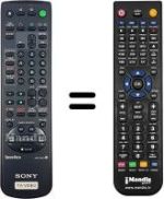 Gleichwertige Fernbedienung Sony KV-21 V6D