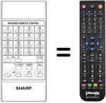 Replacement remote control RRMCG 0292 CESA