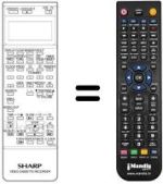 Replacement remote control RRMCG 0570 GESA