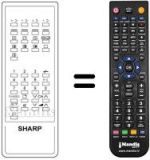 Replacement remote control RRMCG 1014 BMSA