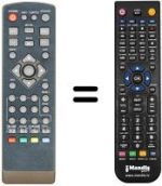 Replacement remote control SERVIMAT TNT 58
