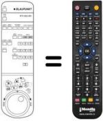 Replacement remote control RTV 950 HIFI