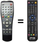 Gleichwertige Fernbedienung United UTV 14X73 U