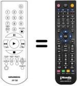 Replacement remote control Grundig SE-8105 HIFI