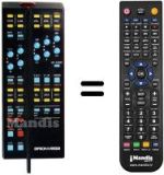 Replacement remote control Brionvega OPERA 3 HIFI 33