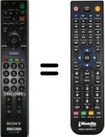 Gleichwertige Fernbedienung Sony KDL-52 W4710