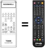 Gleichwertige Fernbedienung T 3000