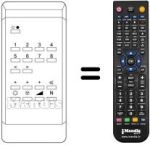 Gleichwertige Fernbedienung Panasonic TC-2282 FR / SR