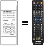 Replacement remote control TC 339 C