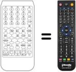 Replacement remote control TELECOMPUTER 99-32 STEREO