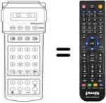 Replacement remote control TELECONTROL 1600