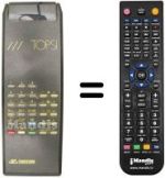 Replacement remote control TOPSI