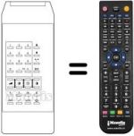 Replacement remote control TP 875