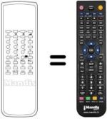 Replacement remote control TRC 016