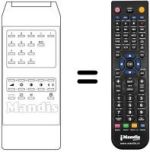 Replacement remote control PRANDONI TVC 99 / 30
