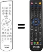 Replacement remote control Grundig TVR 5530 TEXT
