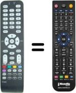 Replacement remote control Hifivox 32 E 92 NH 22 W