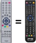 Replacement remote control CT-90100