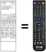 Gleichwertige Fernbedienung VCR 185