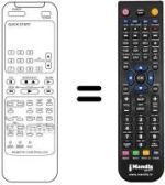 Replacement remote control WELTBLICH VTR 2911
