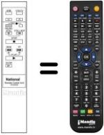 Replacement remote control VEQ 0528