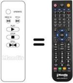 Gleichwertige Fernbedienung VIDEO 6 BUTTON