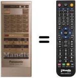 Replacement remote control VSQ 0419