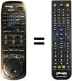 Replacement remote control Toshiba V 813 G