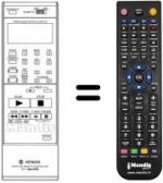 Replacement remote control VT-RM 122 E