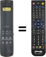 Replacement remote control VT-RM 253 E