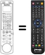 Replacement remote control VT-RM 364 E