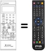 Replacement remote control VT-RM 403 E