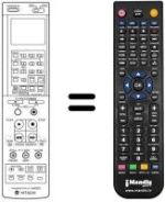 Replacement remote control VT-RM 633 E