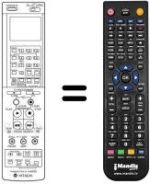 Replacement remote control VT-RM 653 E