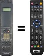 Replacement remote control VT-RM 553 E