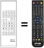 Replacement remote control VTS 77